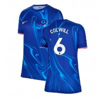 Camisa de Futebol Chelsea Levi Colwill #6 Equipamento Principal Mulheres 2024-25 Manga Curta